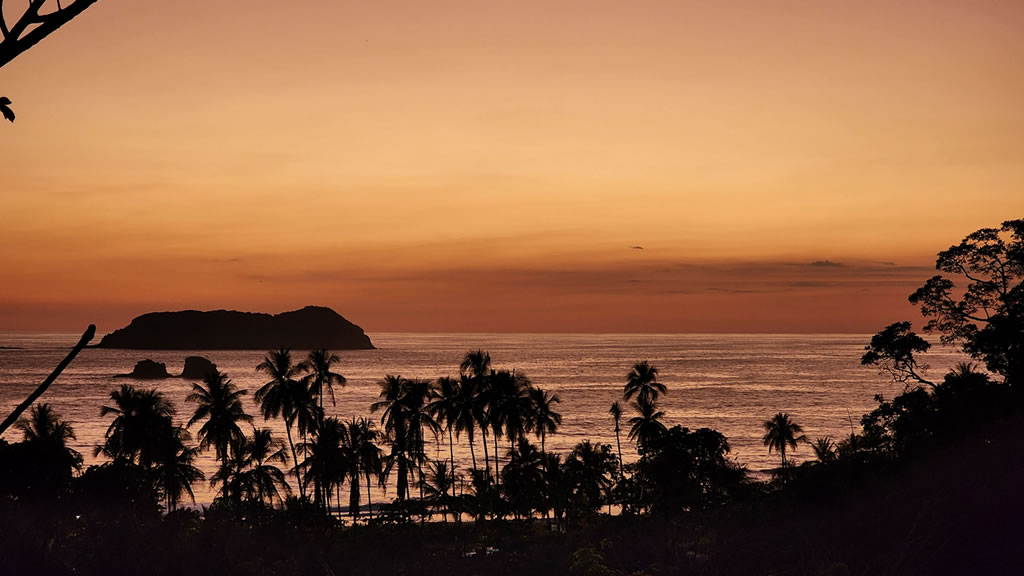 Ocean view from terrace restaurant and bar